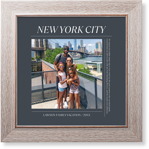 Editorial Snapshot Art Print, -Rustic-Gray-Signature Card Stock-12x12