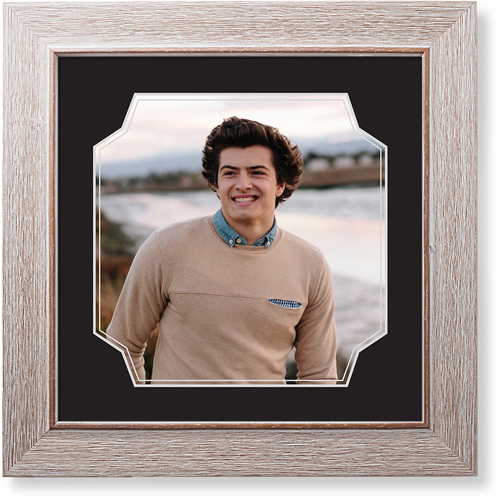 Unique Shape Art Print, Rustic, Signature Card Stock, 12x12charcoal