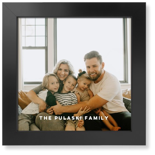 Photo Gallery Art Print, Black, Signature Card Stock, 12x12multi