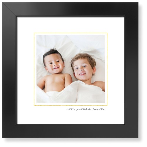 Simply Elegant Frame Art Print, Black, White, Signature Card Stock, 12x12