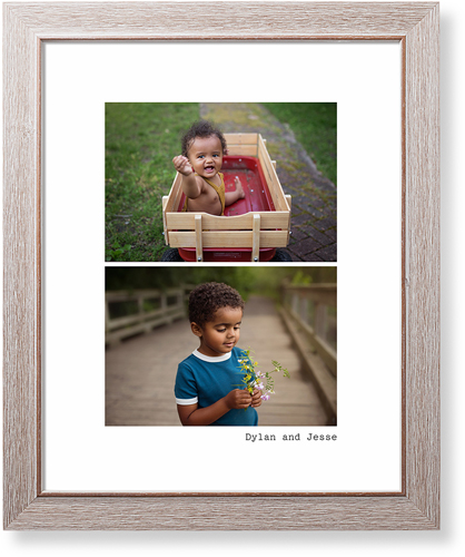 Gallery Of Two Portrait Art Print, Rustic, Signature Card Stock, 16x20, Multicolor, multi