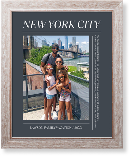 Editorial Snapshot Art Print, Rustic, Signature Card Stock, 16x20gray