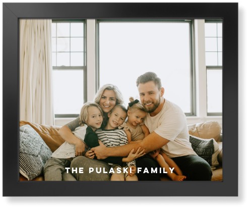 Photo Gallery Art Print, -Black-Multicolor-Signature Card Stock-16x20