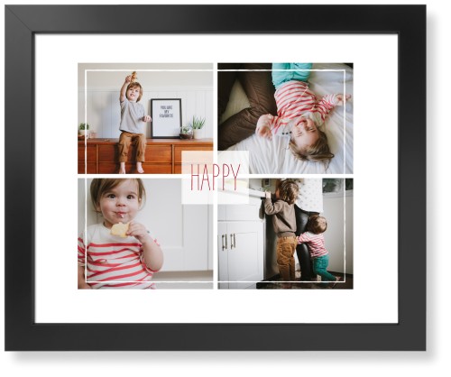 Simple Border Sentiment Art Print, Black, Signature Card Stock, 16x20white