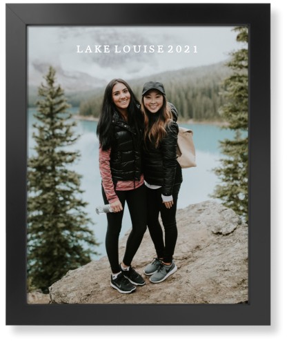 Photo Gallery Portrait Art Print, -Black-Multicolor-Signature Card Stock-16x20