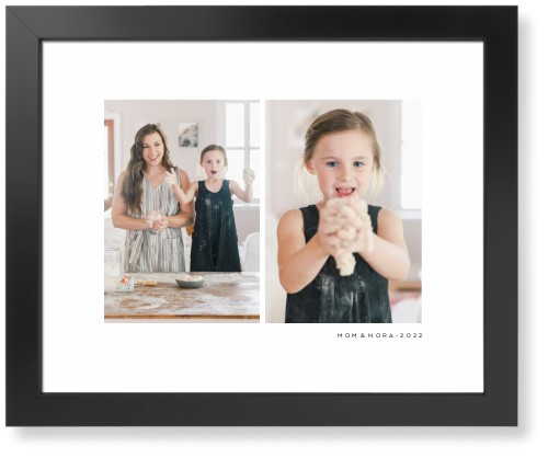 Gallery of Two Art Print, -Black-Multicolor-Signature Card Stock-16x20