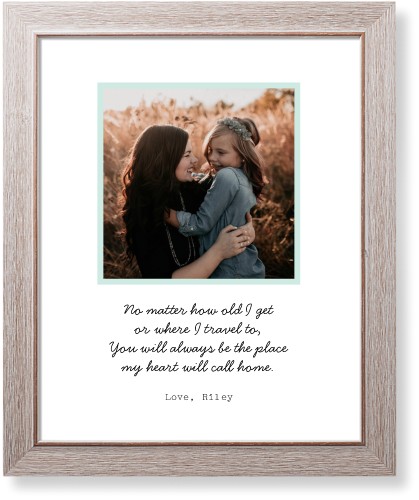 Quote For Mom Art Print, Rustic, Signature Card Stock, 16x20mint
