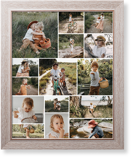 Gallery of Fifteen Art Print, -Rustic-Multicolor-Signature Card Stock-16x20