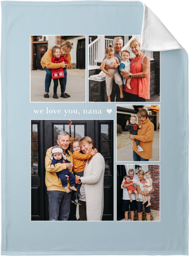 Shutterfly blanket with online pictures