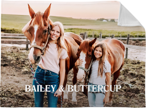 Bold Gallery Fleece Photo Blanket, Fleece, 30x40, Multicolor, multi