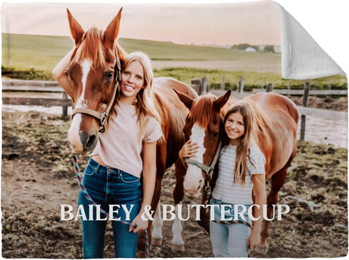 Bold Gallery Fleece Photo Blanket, Plush Fleece, 30x40, Multicolor, multi