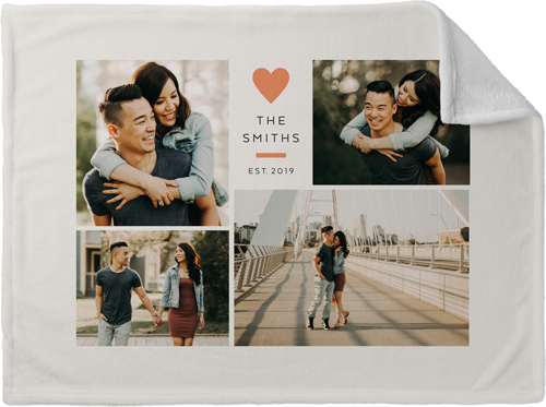 Heart Fleece Blanket