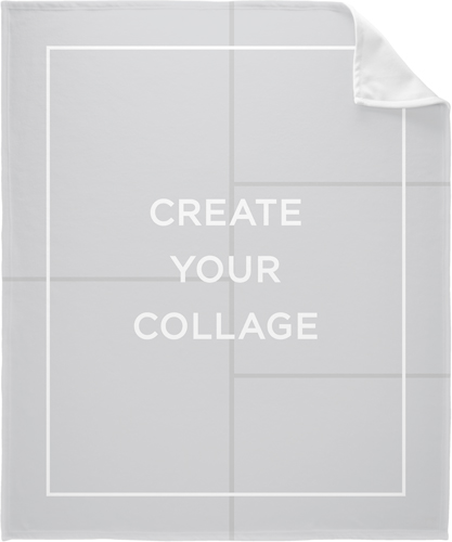 Create a Collage Fleece Photo Blanket, Fleece, 50x60, Multicolor