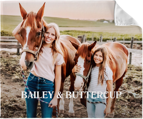 Bold Gallery Fleece Photo Blanket, Fleece, 50x60, Multicolor, multi