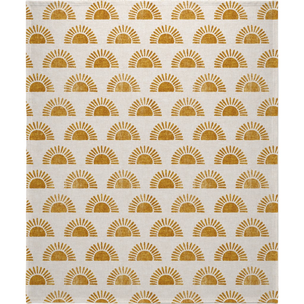 Sunshine - Golden Blanket, Fleece, 50x60, Yellow, Classic Yellow
