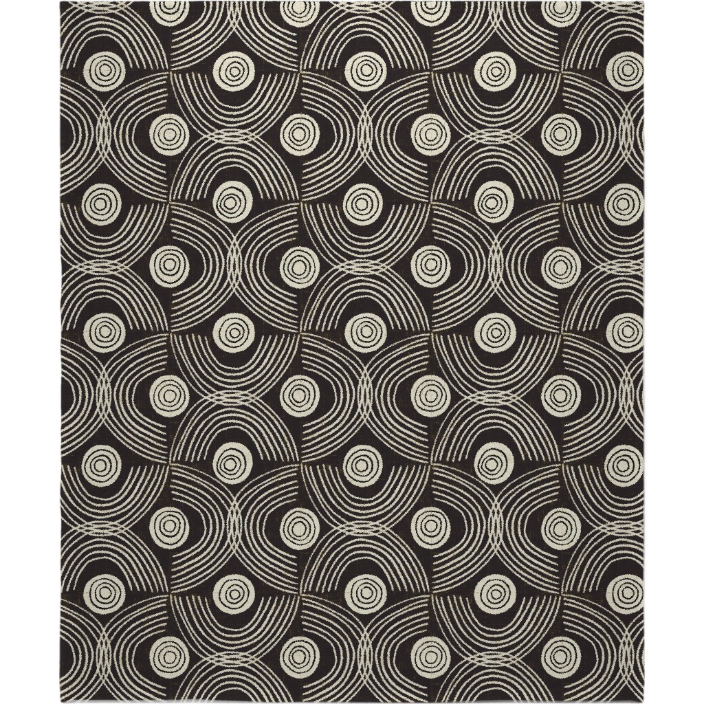 Open Ended - Black Blanket, Fleece, 50x60, Black, Black