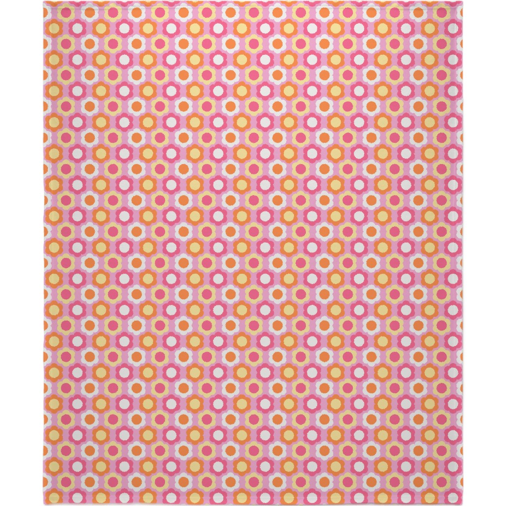 Pink Retro Blanket