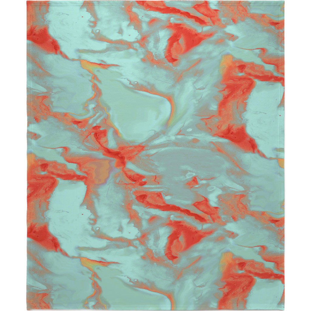 Abstract Watercolor - Multi Blanket, Fleece, 50x60, Blue