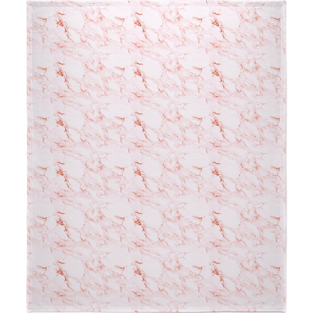 Marble - Blush Blanket, Fleece, 50x60, Pink, Bright Pink