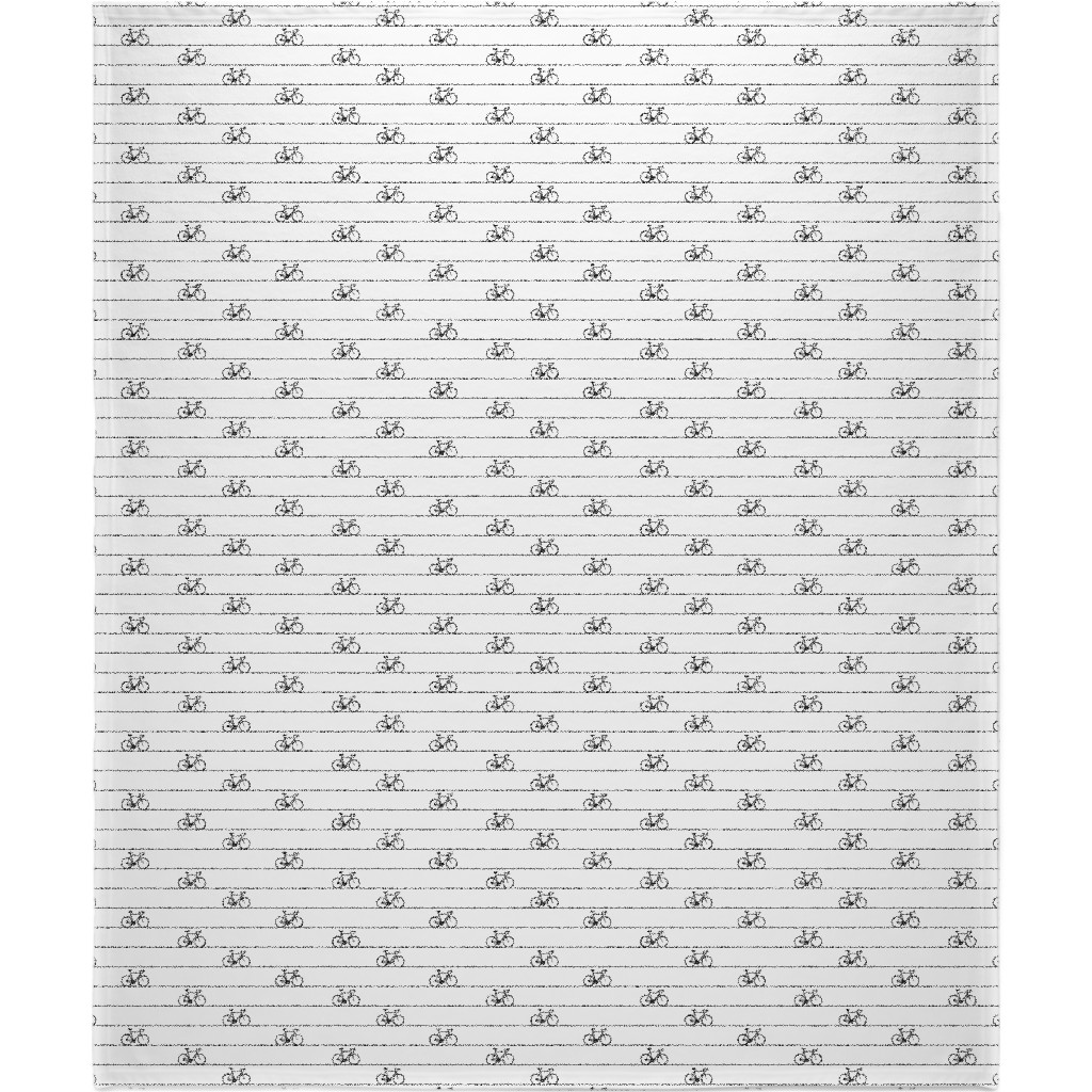 Biking Blanket, Fleece, 50x60, White, White