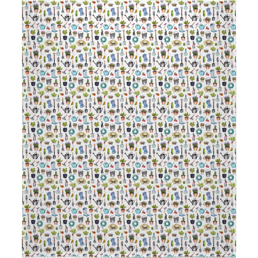 Garden Gear - Multicolor Blanket, Fleece, 50x60, Multicolor