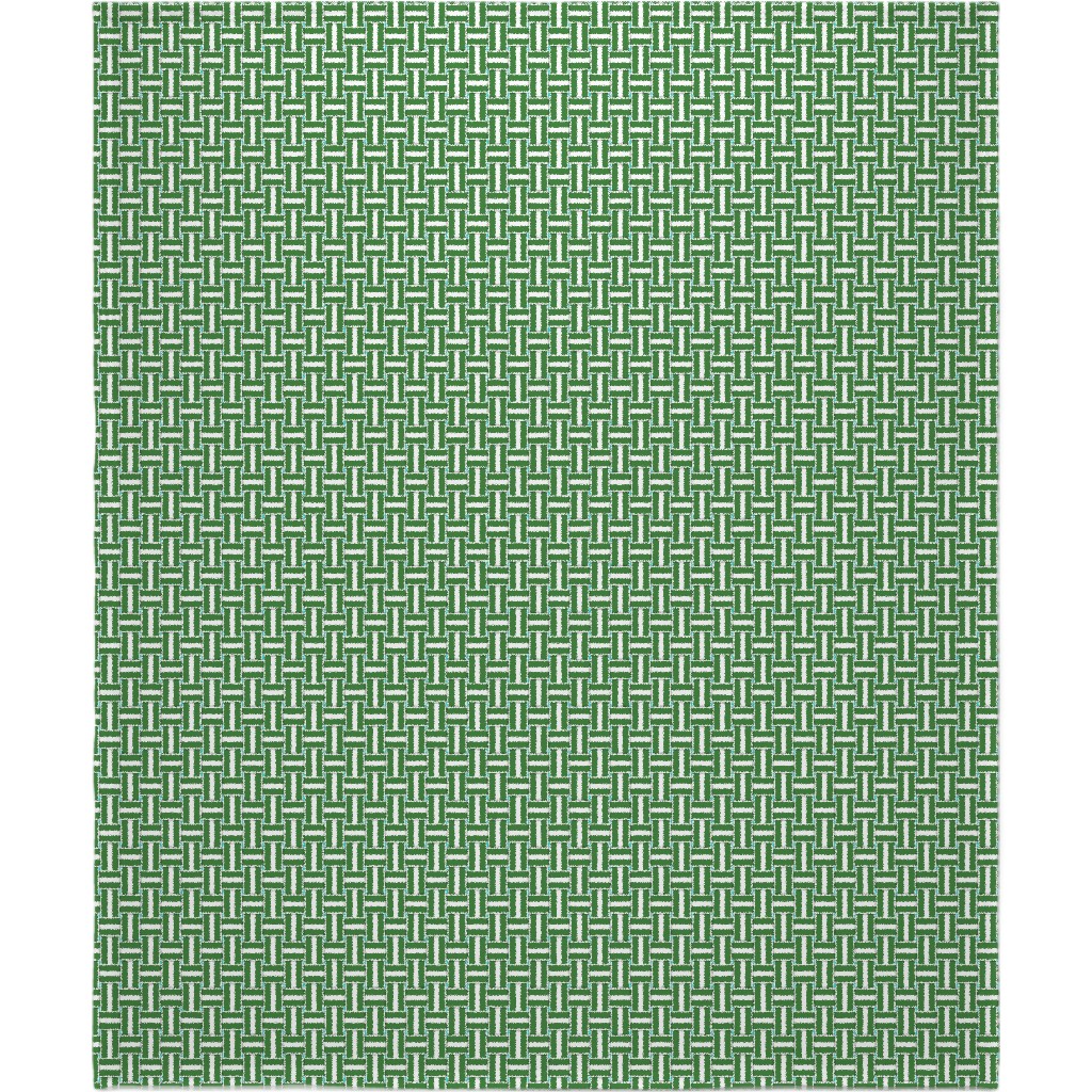 Chaise Lounge - Green Blanket, Fleece, 50x60, Green, Classic Green