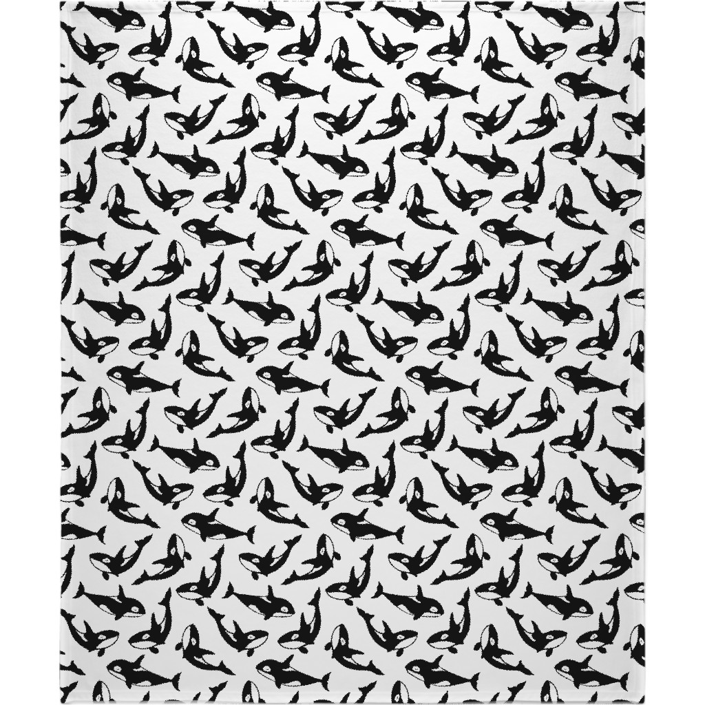 Orca Blanket, Fleece, 50x60, White