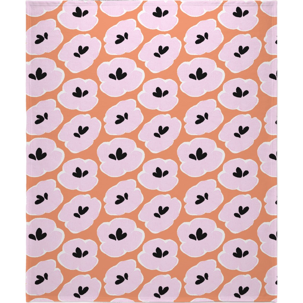 Pink And Orange Blanket