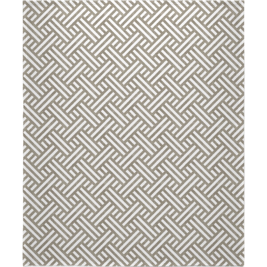 Farmhouse Weave Blanket, Fleece, 50x60, Gray