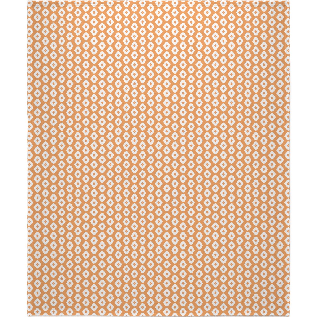 Diamond Girl - Orange Blanket, Plush Fleece, 50x60, Orange
