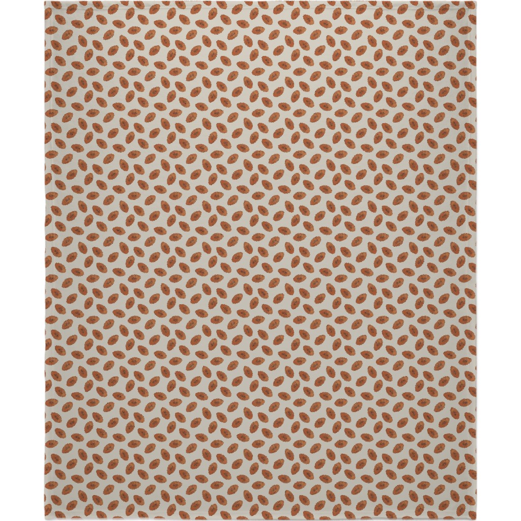 Vintage Football Blanket, Plush Fleece, 50x60, Brown