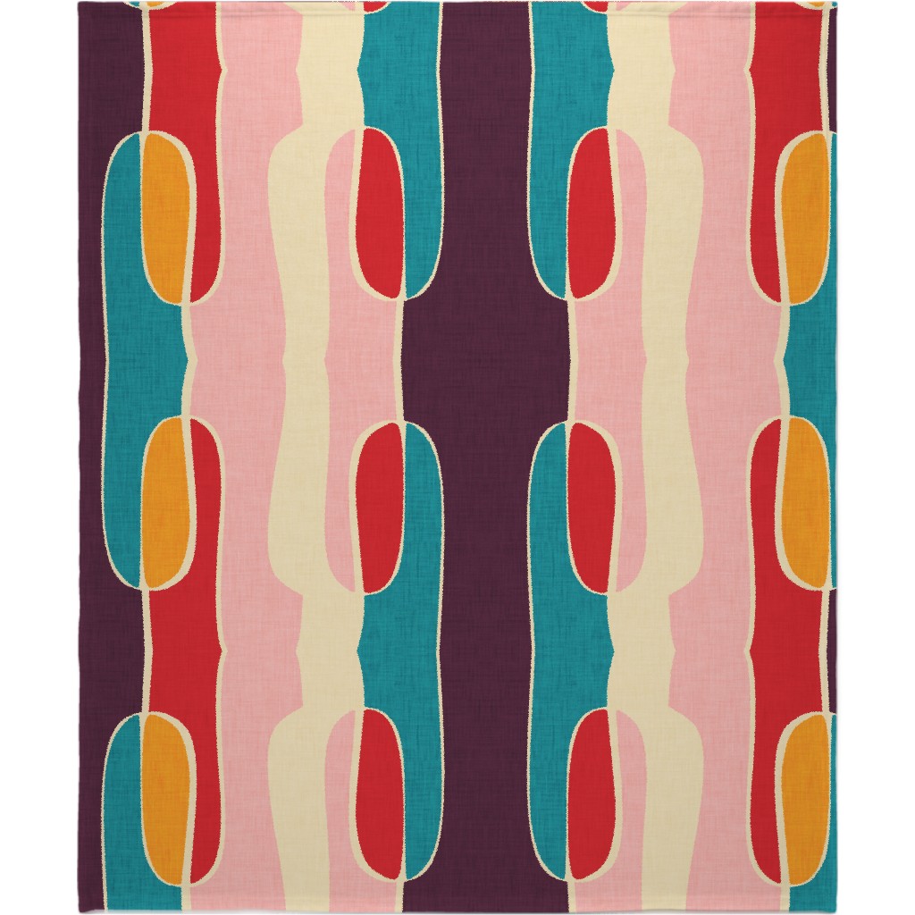 Mid Century Mod Retro Waves Multi Outdoor Pint Glass Shutterfly