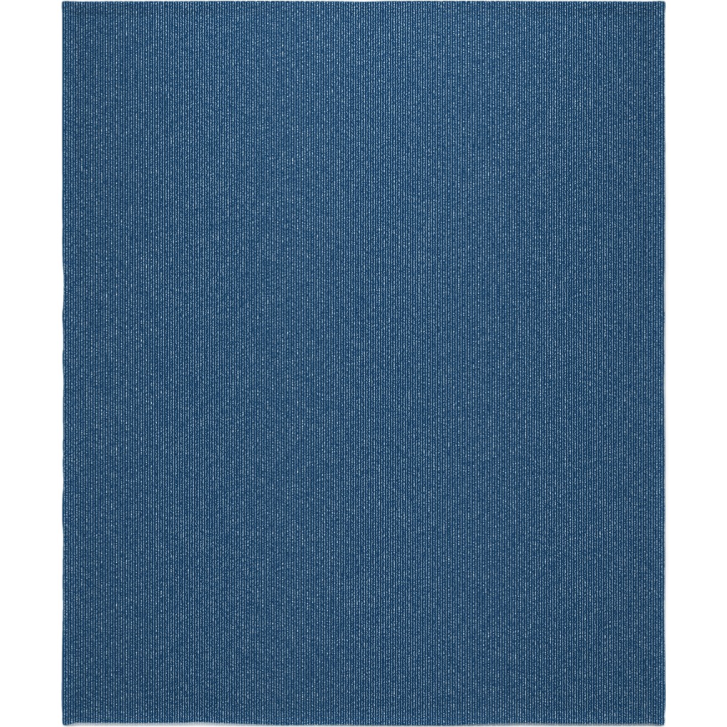 Tennessee Pin Stripe Blanket, Sherpa, 50x60, Blue