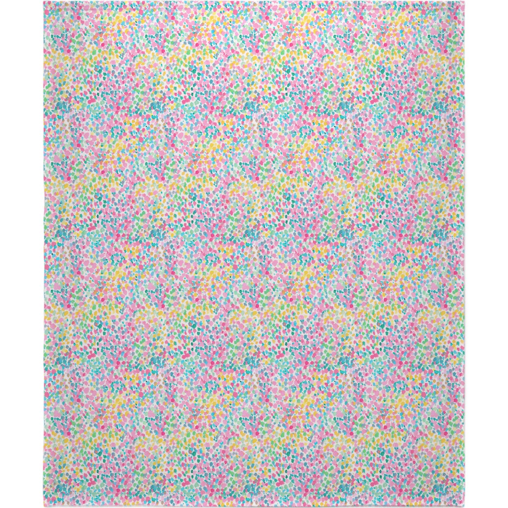 Lighthearted Summer Blanket, Sherpa, 50x60, Multicolor