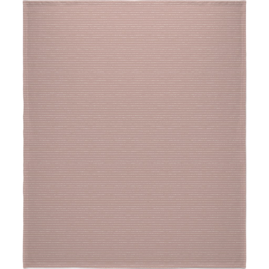 Bone Stripes Blanket, Sherpa, 50x60, Pink