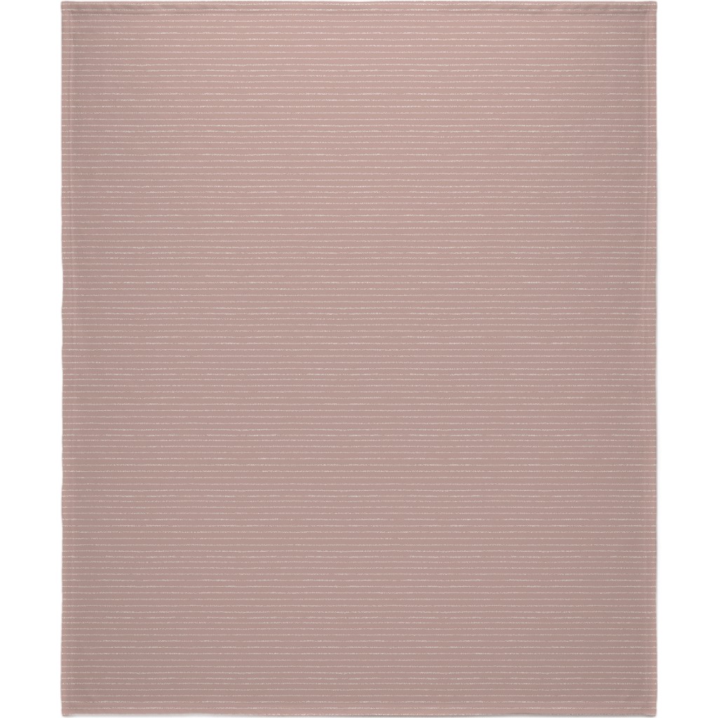 Bone Stripes Blanket, Sherpa, 50x60, Pink, Whisper