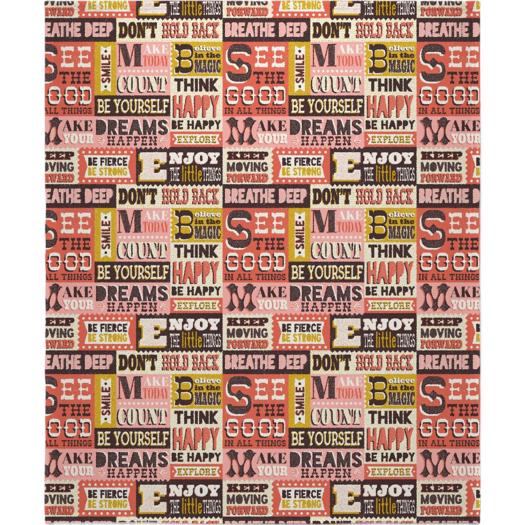 You Inspire Me - Multi Blanket, Sherpa, 50x60, Multicolor