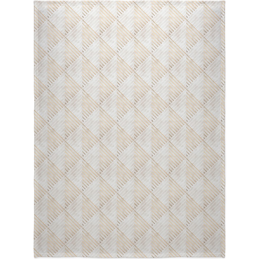 Wright Blanket, Fleece, 60x80, Yellow, Wheat