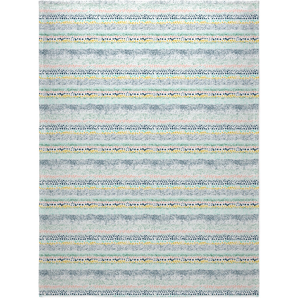 Little Textured Dots - Multi Blanket, Fleece, 60x80, Multicolor