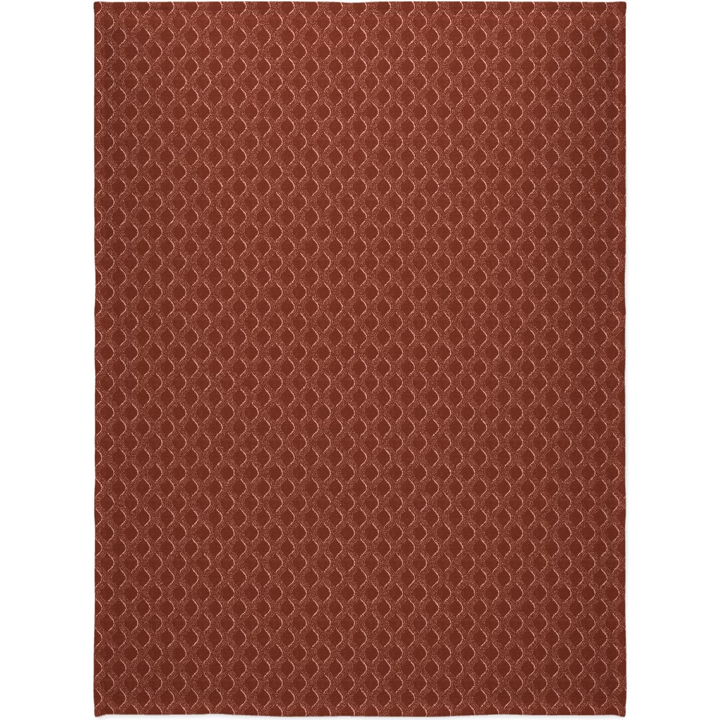 Forever Optimistic - Rust Blanket, Fleece, 60x80, Red