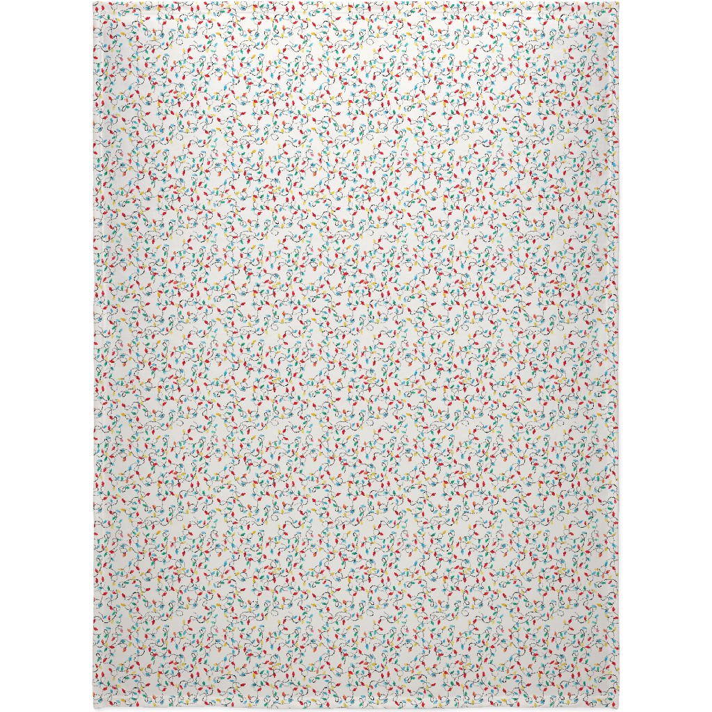 Christmas Lights Decoration - Multi Blanket, Fleece, 60x80, Multicolor