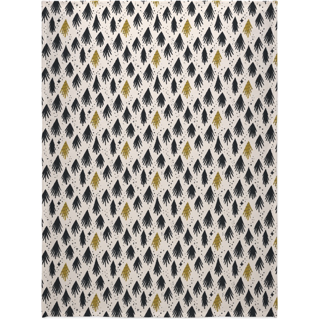 Carol Blanket, Fleece, 60x80, Black