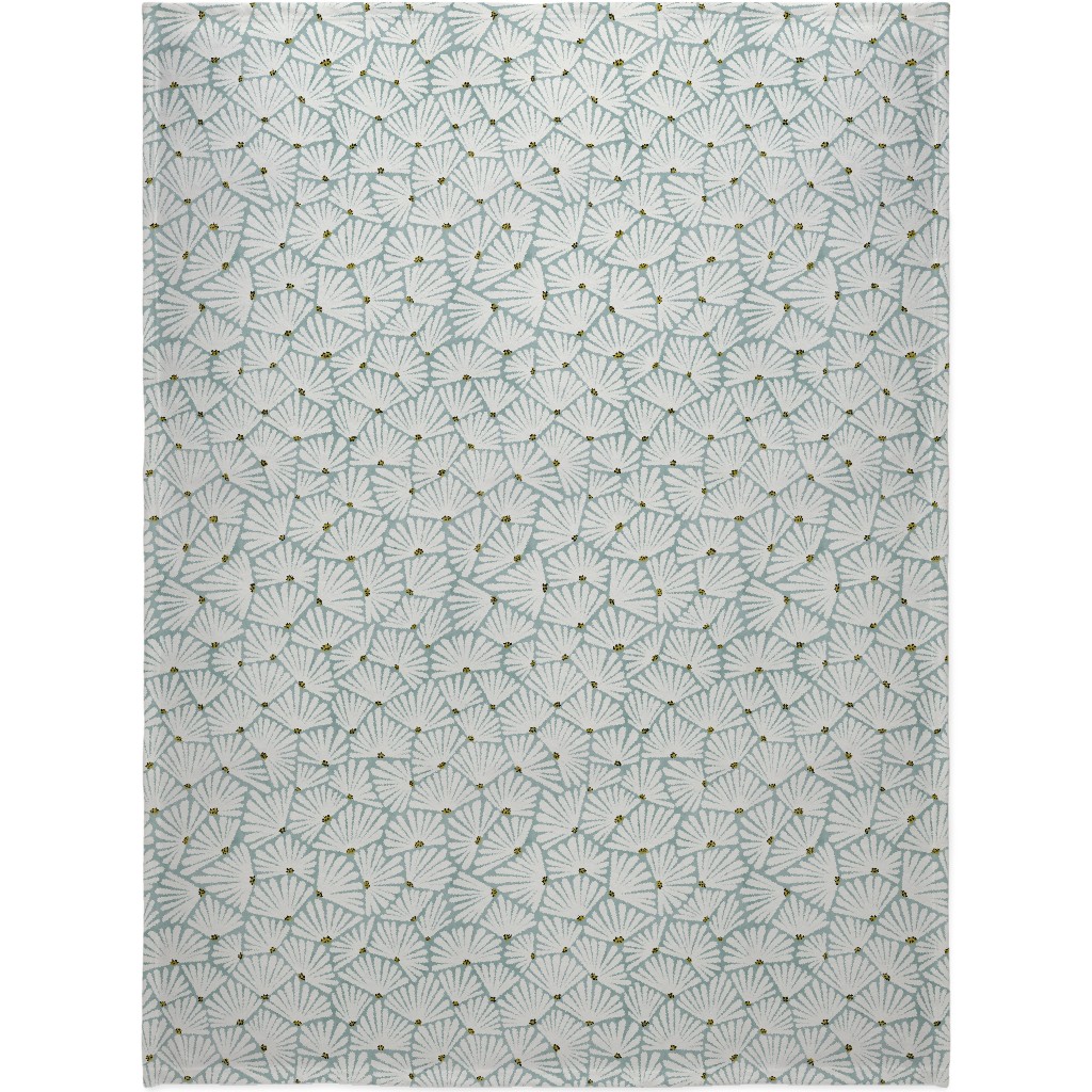 Solie Blanket, Fleece, 60x80, Blue, Smoke