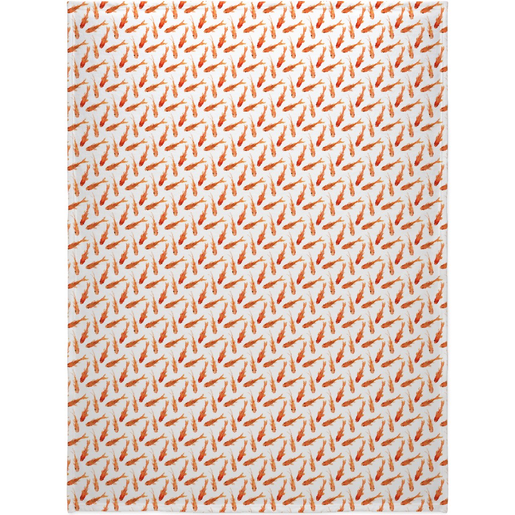 Goldfish Blanket, Fleece, 60x80, Orange, Orange