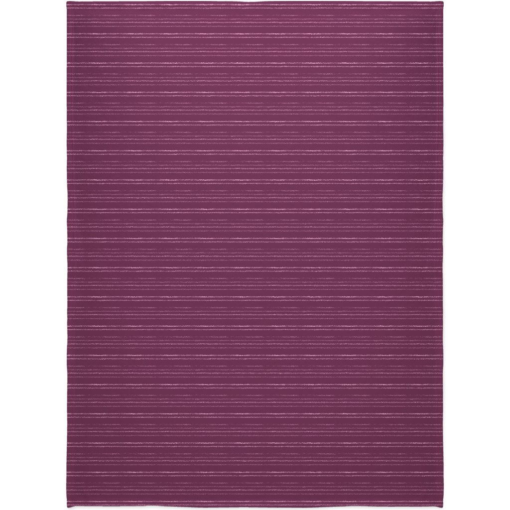 Take Flight Stripe - Rasberry Blanket, Fleece, 60x80, Purple
