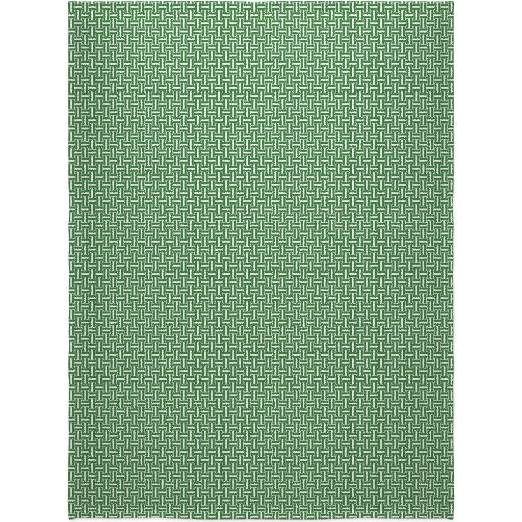 Chaise Lounge - Green Blanket, Fleece, 60x80, Green, Classic Green