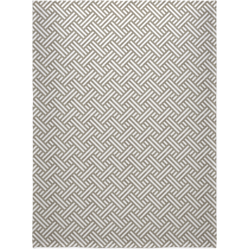 Farmhouse Weave Blanket, Fleece, 60x80, Gray, Cafe