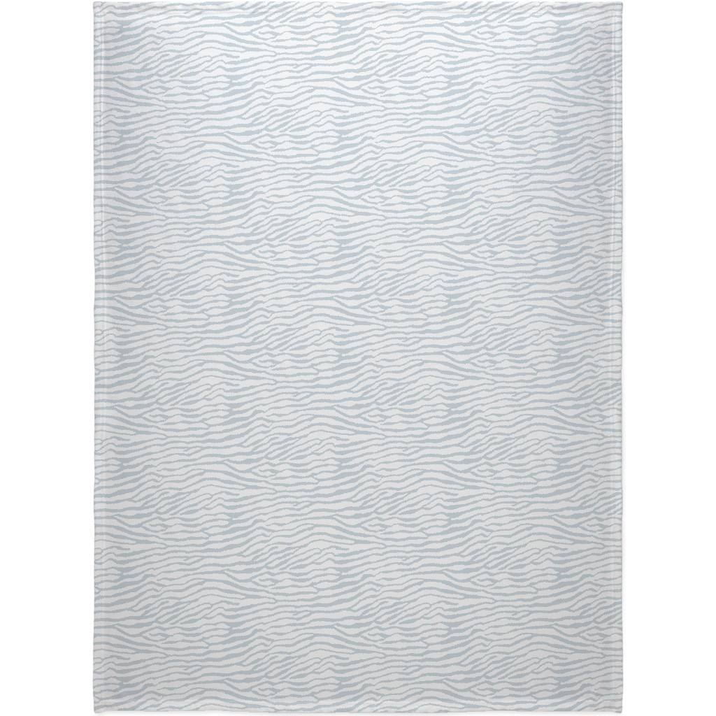 Brackenbury Beach Custom - Blue Blanket, Plush Fleece, 60x80, Gray, Gray