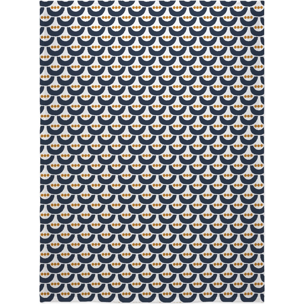 Tulip Blanket, Plush Fleece, 60x80, Blue