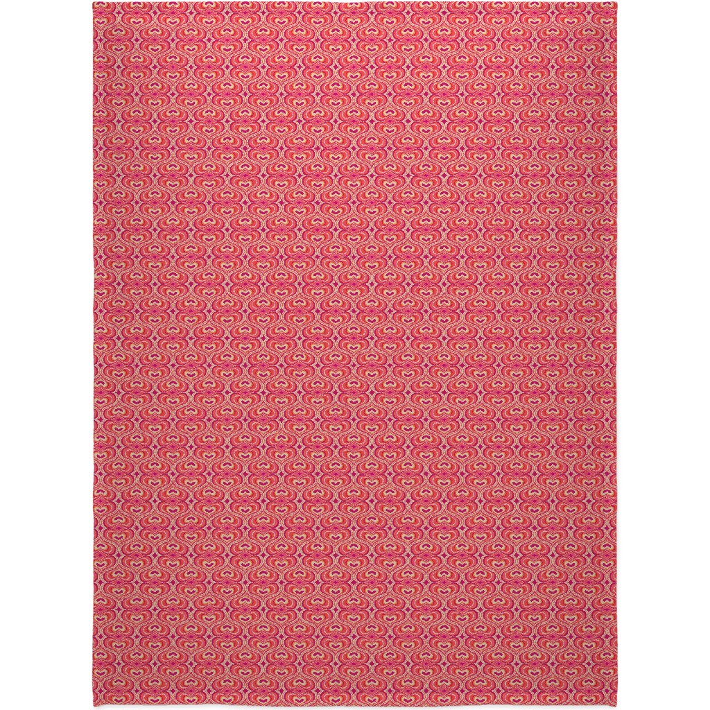 I Think I Love You - Red Blanket, Plush Fleece, 60x80, Red
